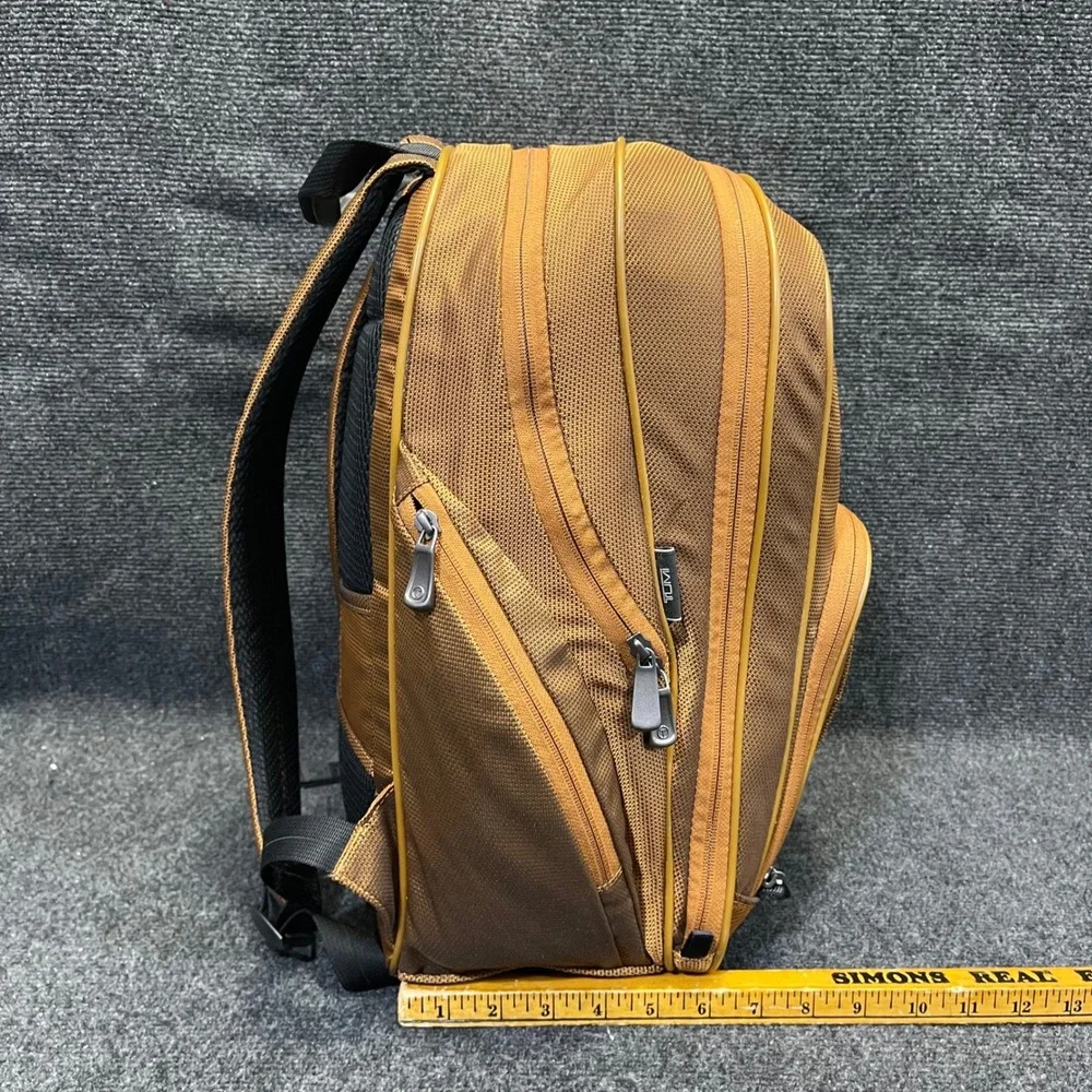 Tumi T-Tech 55381CP Bronze Ballistic Nylon Travel Bag Forsyth Laptop Backpack‎